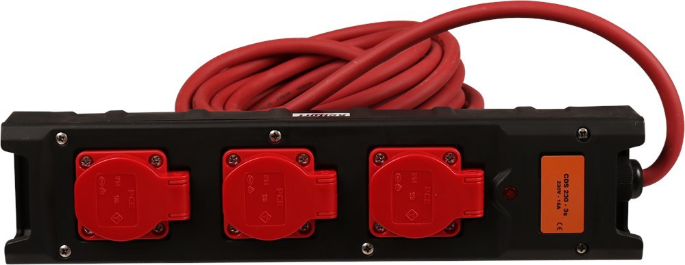 verdeelblok nylon 3-voudig met kabel-3