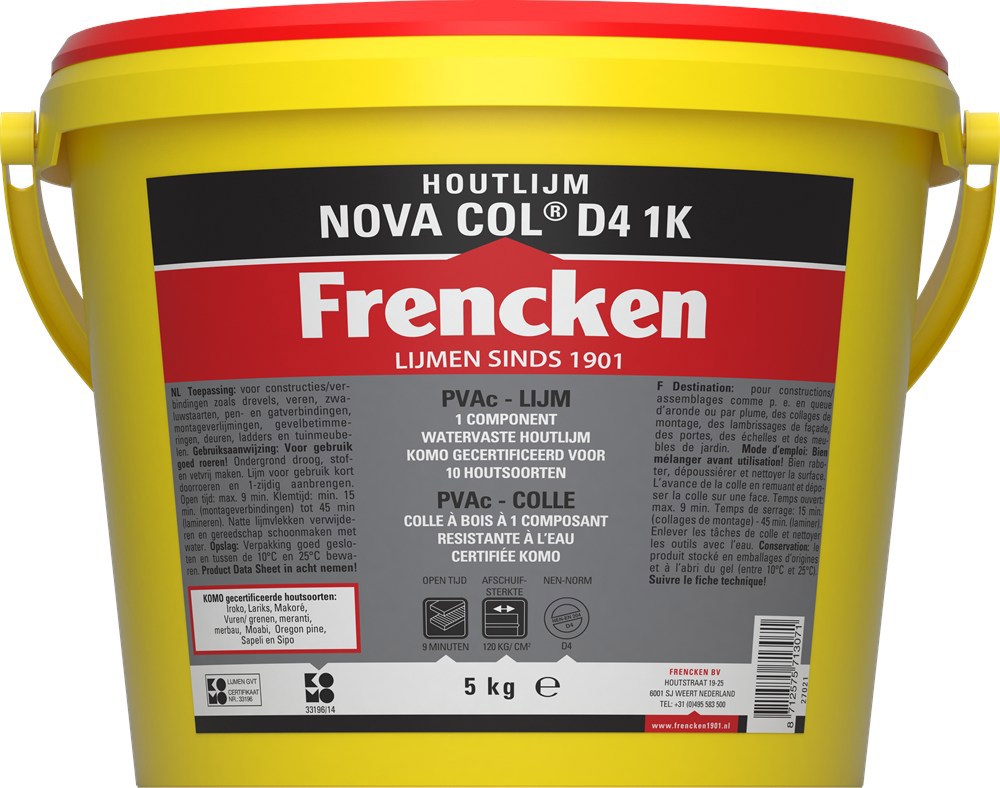 houtlijm watervast frencken