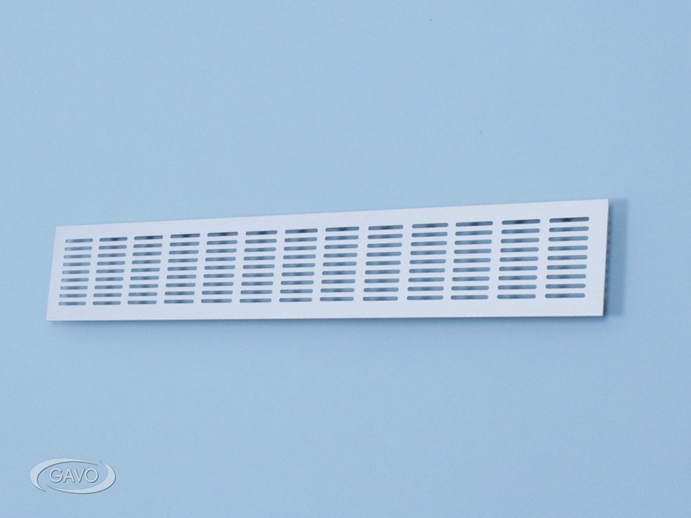 ventilatiestrip aluminium zwart