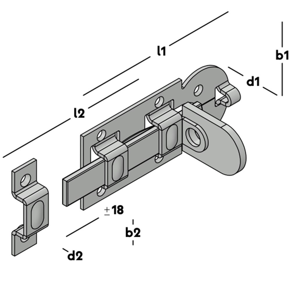 hangslotschuif vlak elvz-3