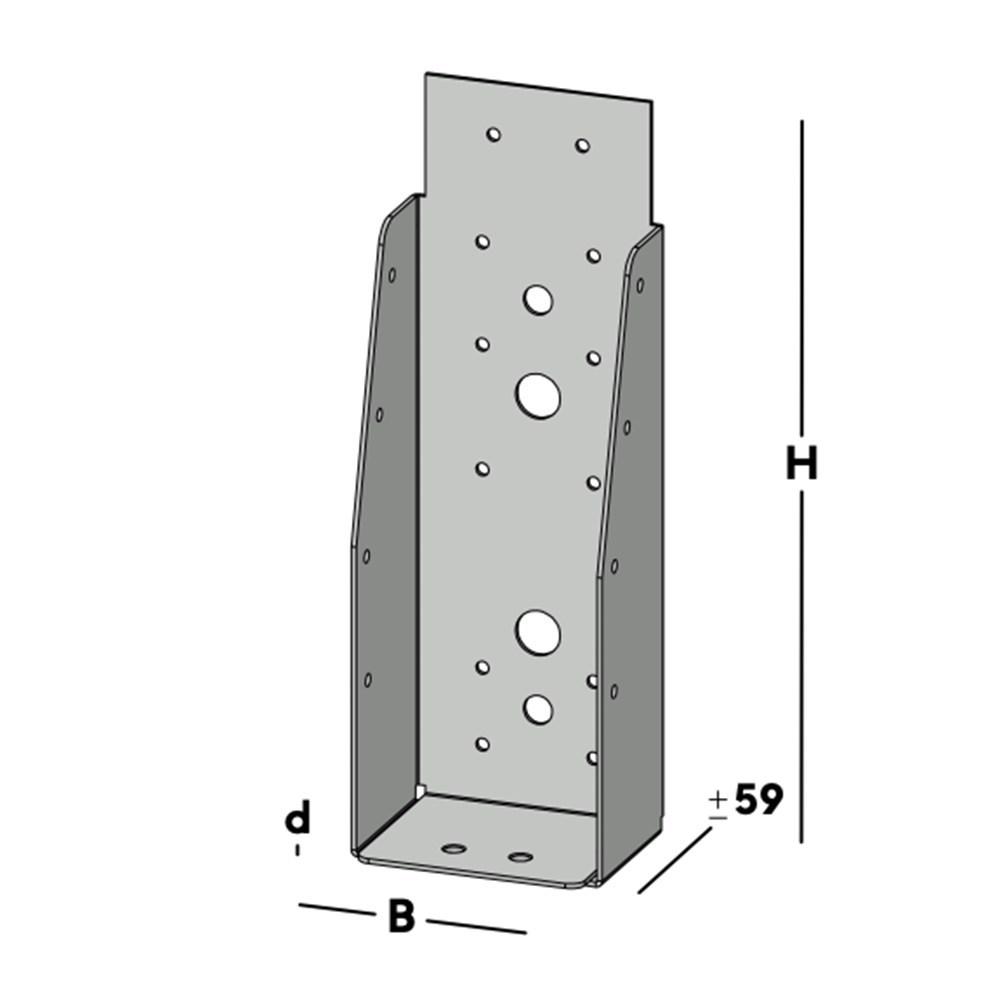 balkdrager gbs zonder lip sv-3