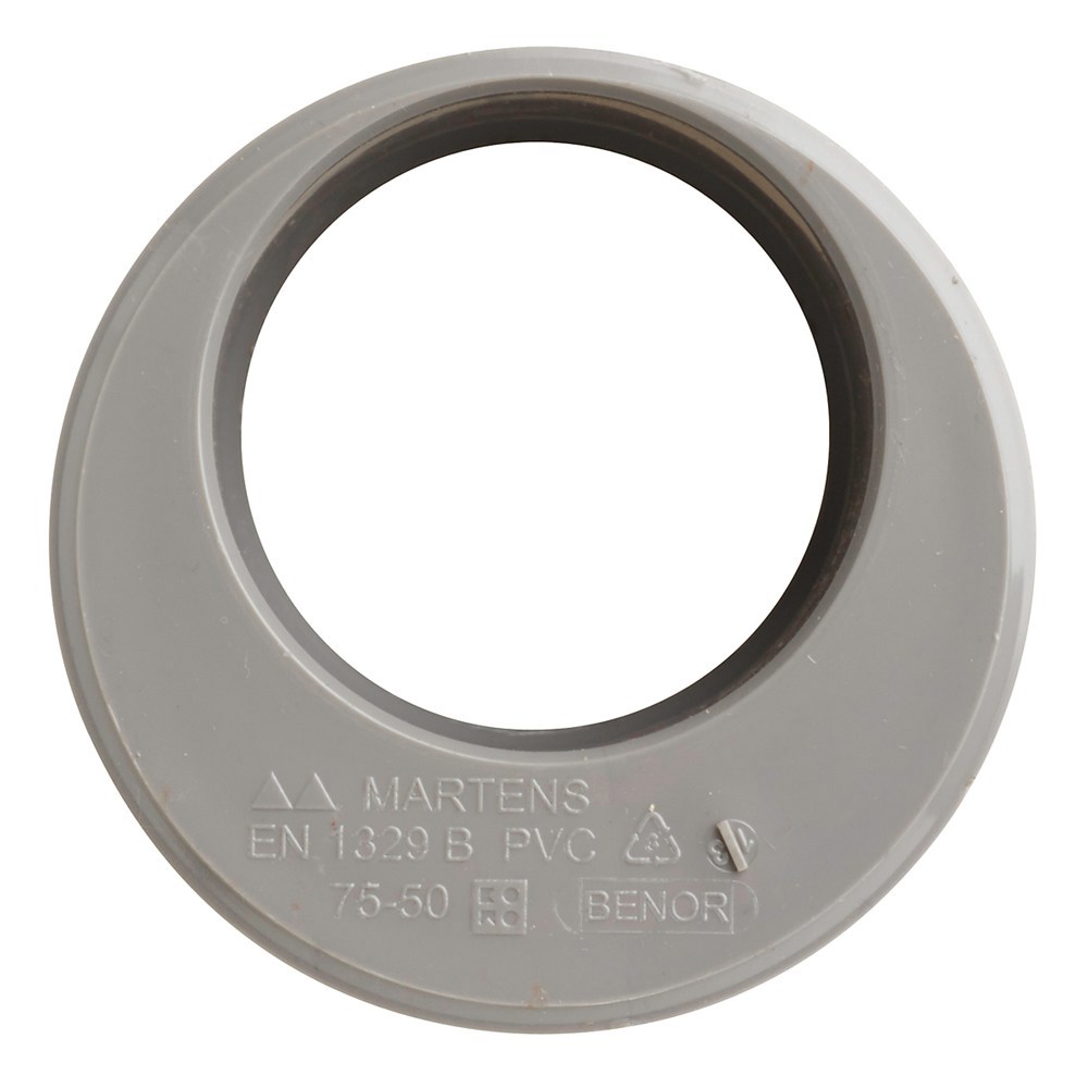 verloopring excentrisch pvc grijs rwa-3