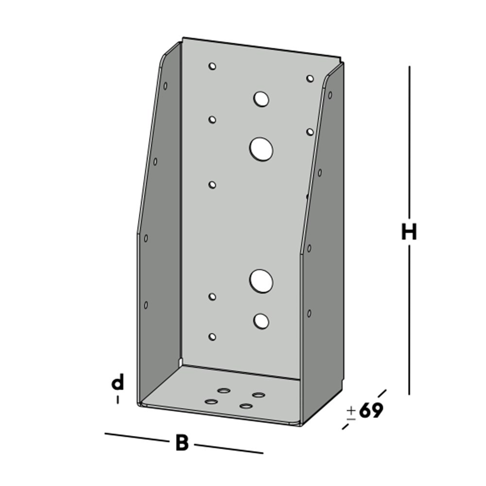 balkdrager gbs zonder lip sv-3