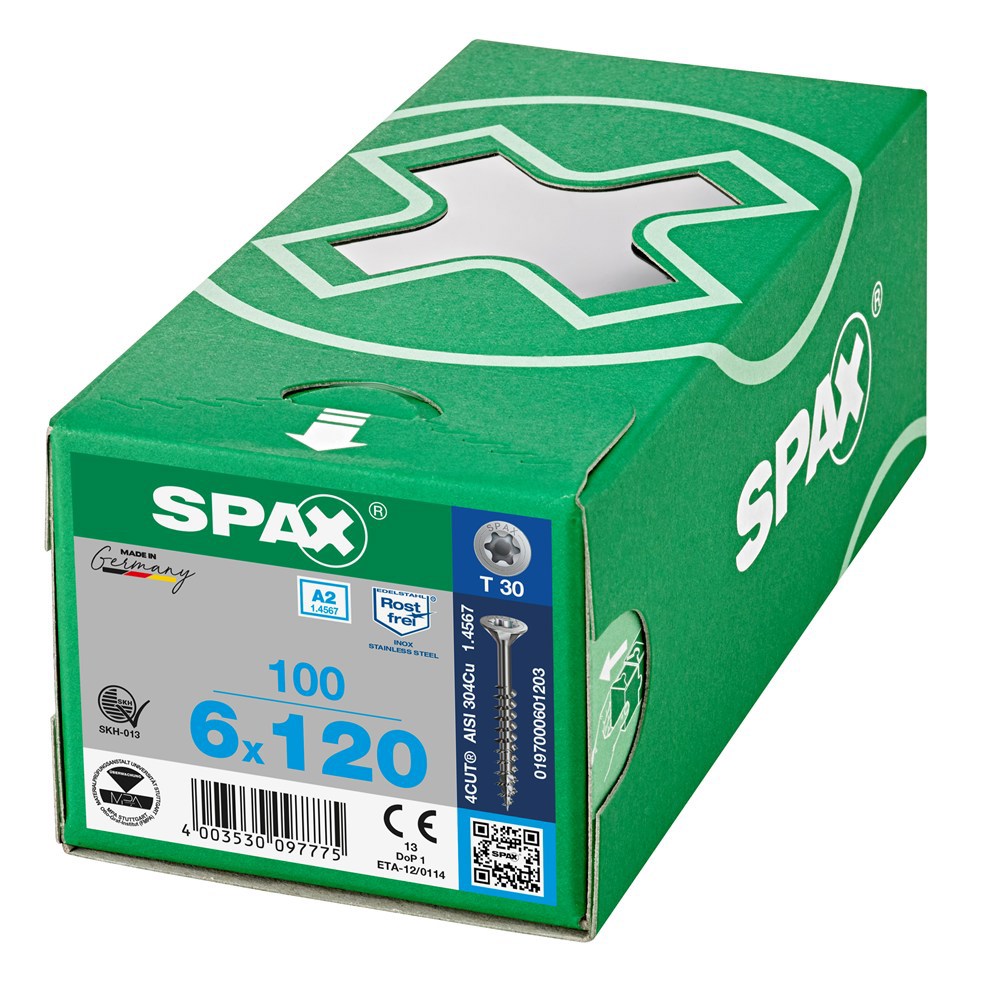 spaanplaatschroef rvs a2 spax-6