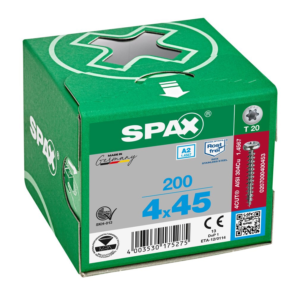 spaanplaatschroef rvs a2 spax-5