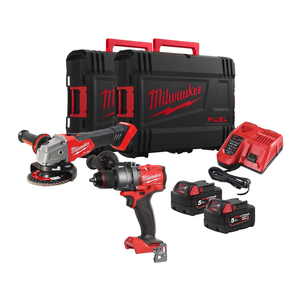 accu combiset milwaukee 5.0Ah/18.0V