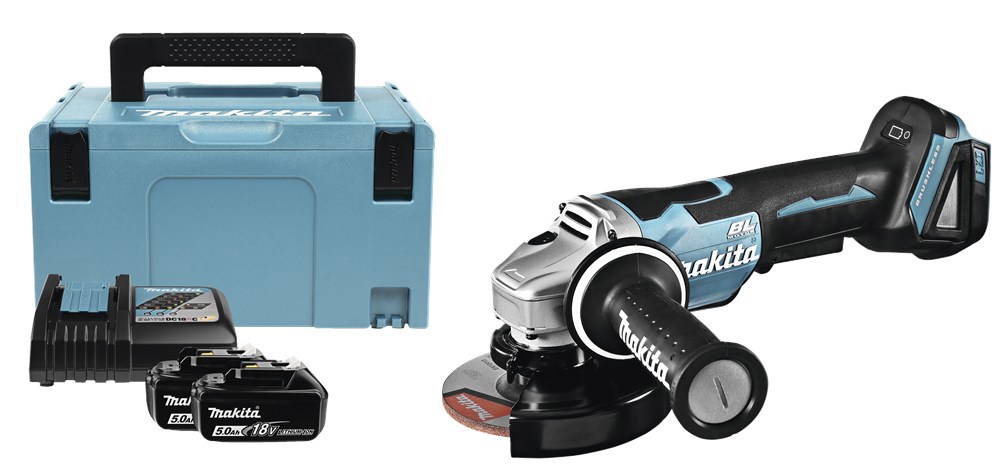 accu haakse slijper makita 125mm