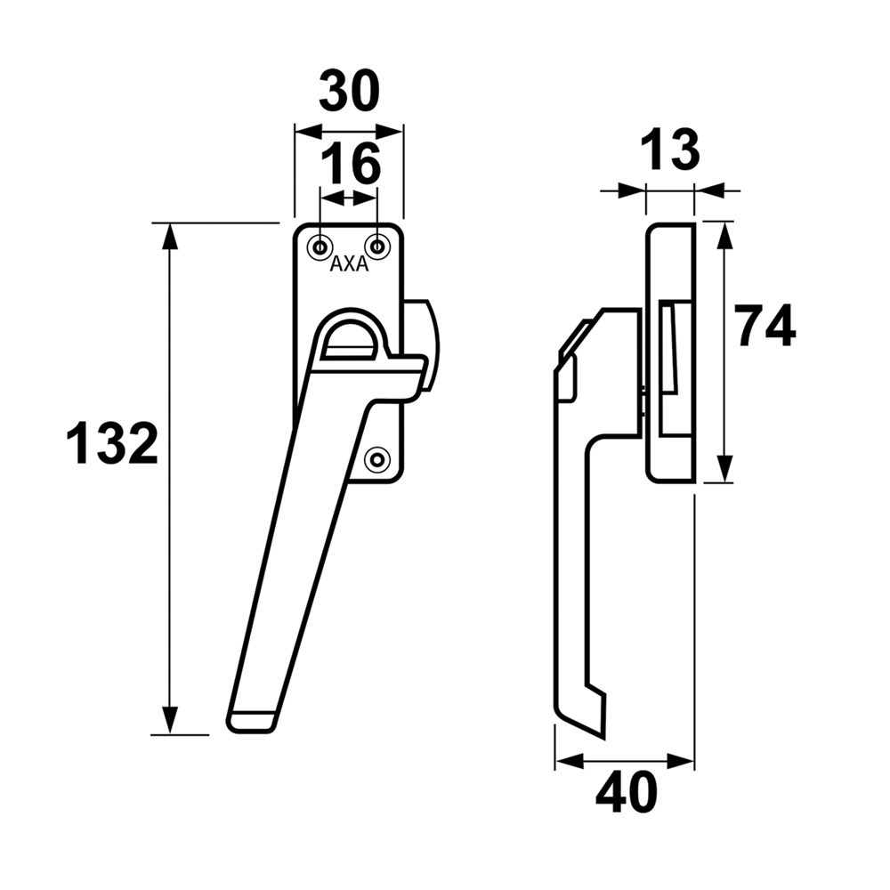 raamsluiting aluminium f1 axa-7
