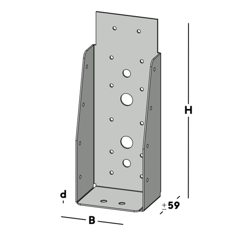 balkdrager gbs zonder lip sv-3