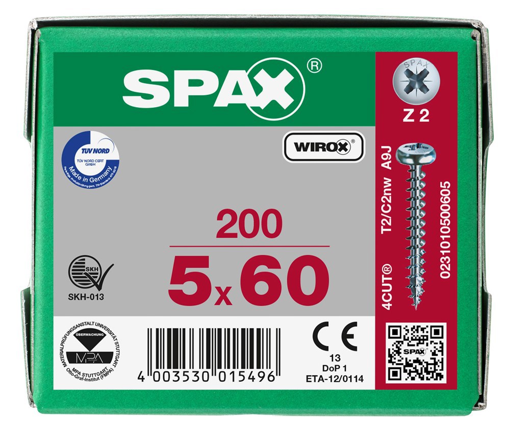 spaanplaatschroef wirox spax-7