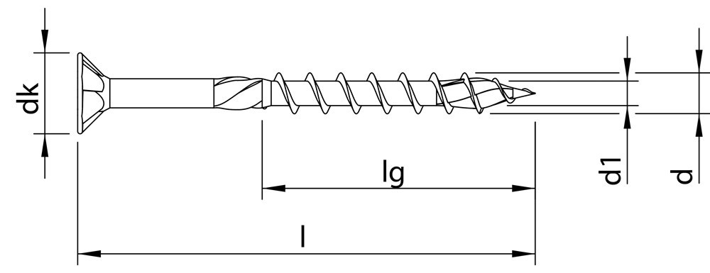spaanplaatschroef verzinkt heco-3