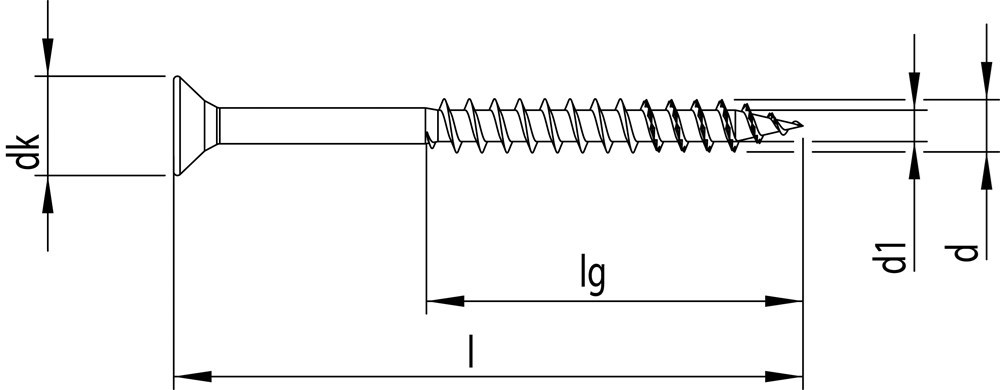 spaanplaatschroef verzinkt heco-3