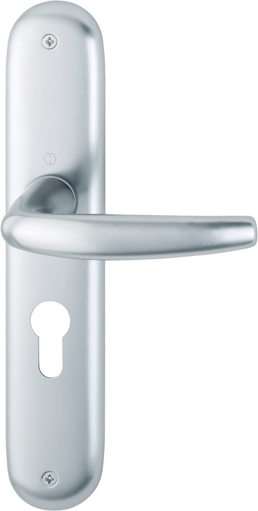 deurkrukgarnituur aluminium f1 hoppe