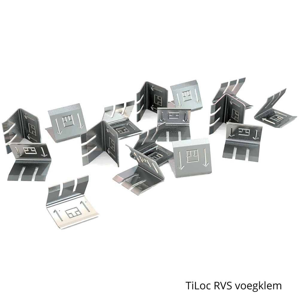 voegklem universeel rvs tilmar