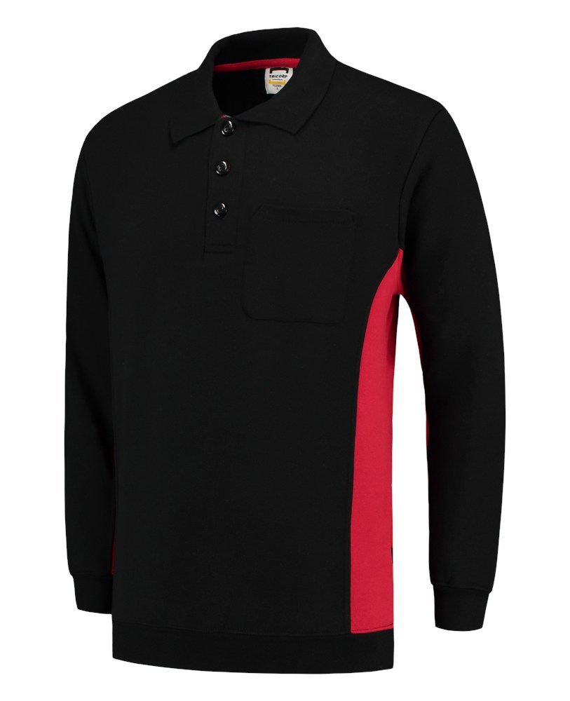 polosweater bicolor borstzak tricorp