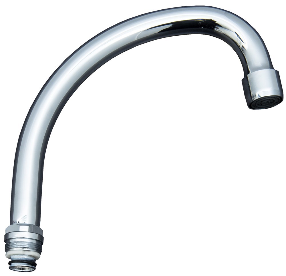 bovenuitloop draaibaar chroom grohe