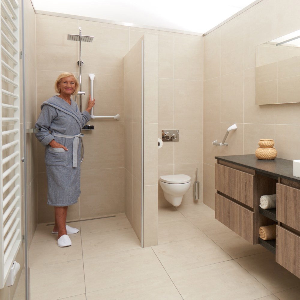 wandbeugel wit/aluminium secucare-3