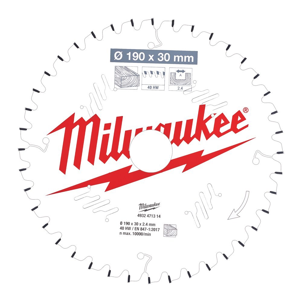 cirkelzaagblad hm milwaukee