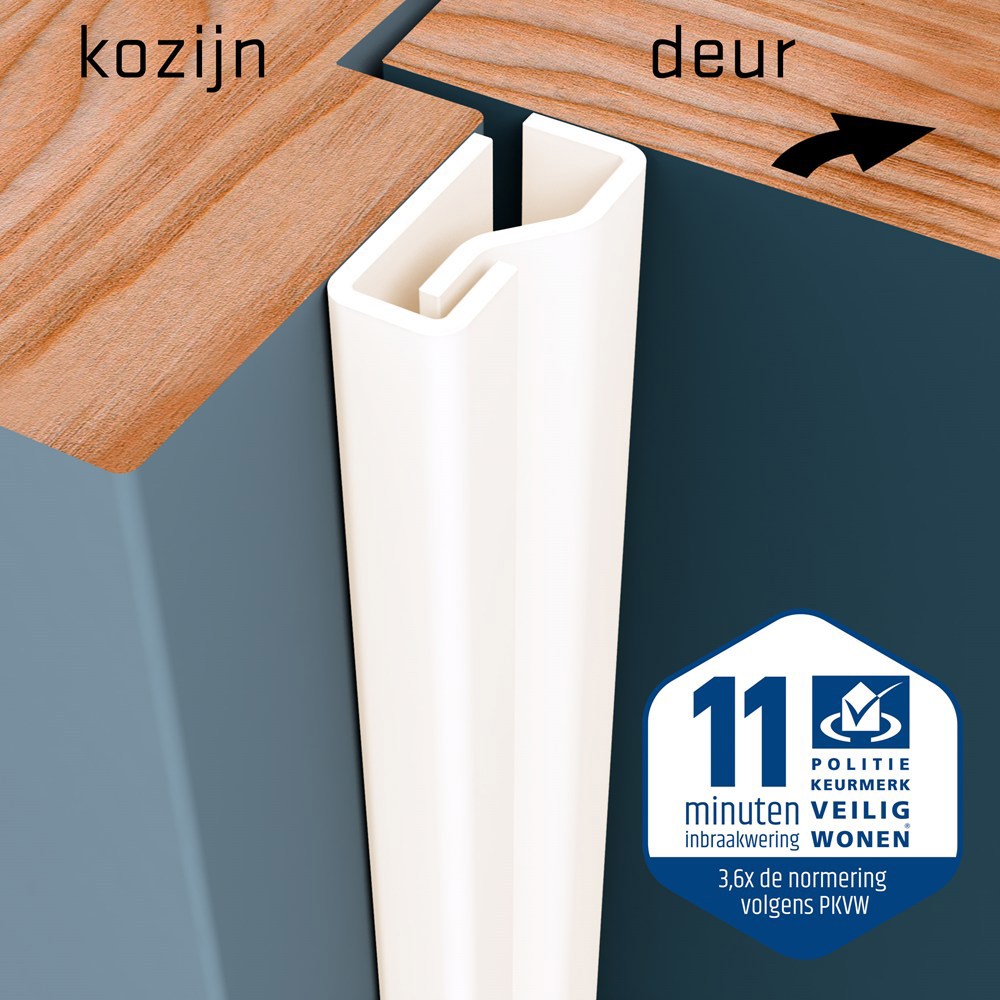 secustrip binnendraaiend crème wit skg*-5