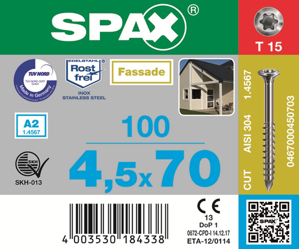 afdekkap kunststof spax-4