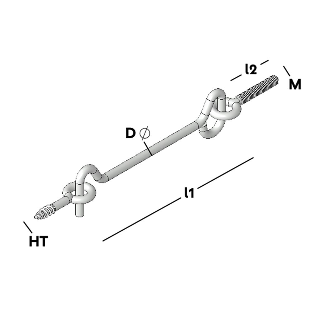 windhaak metrisch draad elvz-3