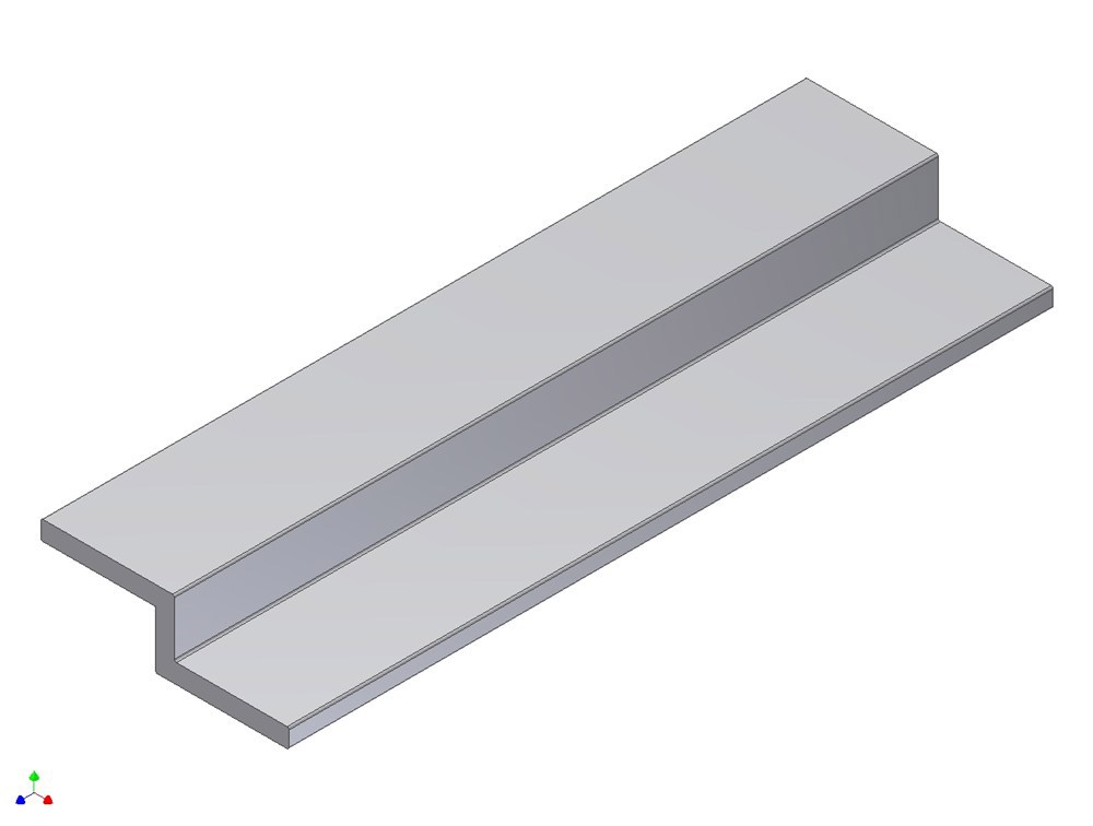 Z-profiel aluminium brute