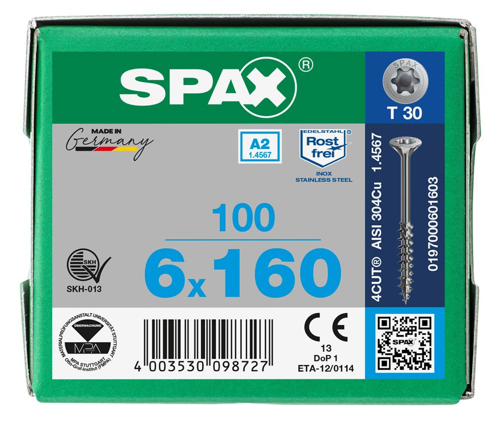 spaanplaatschroef rvs a2 spax-7