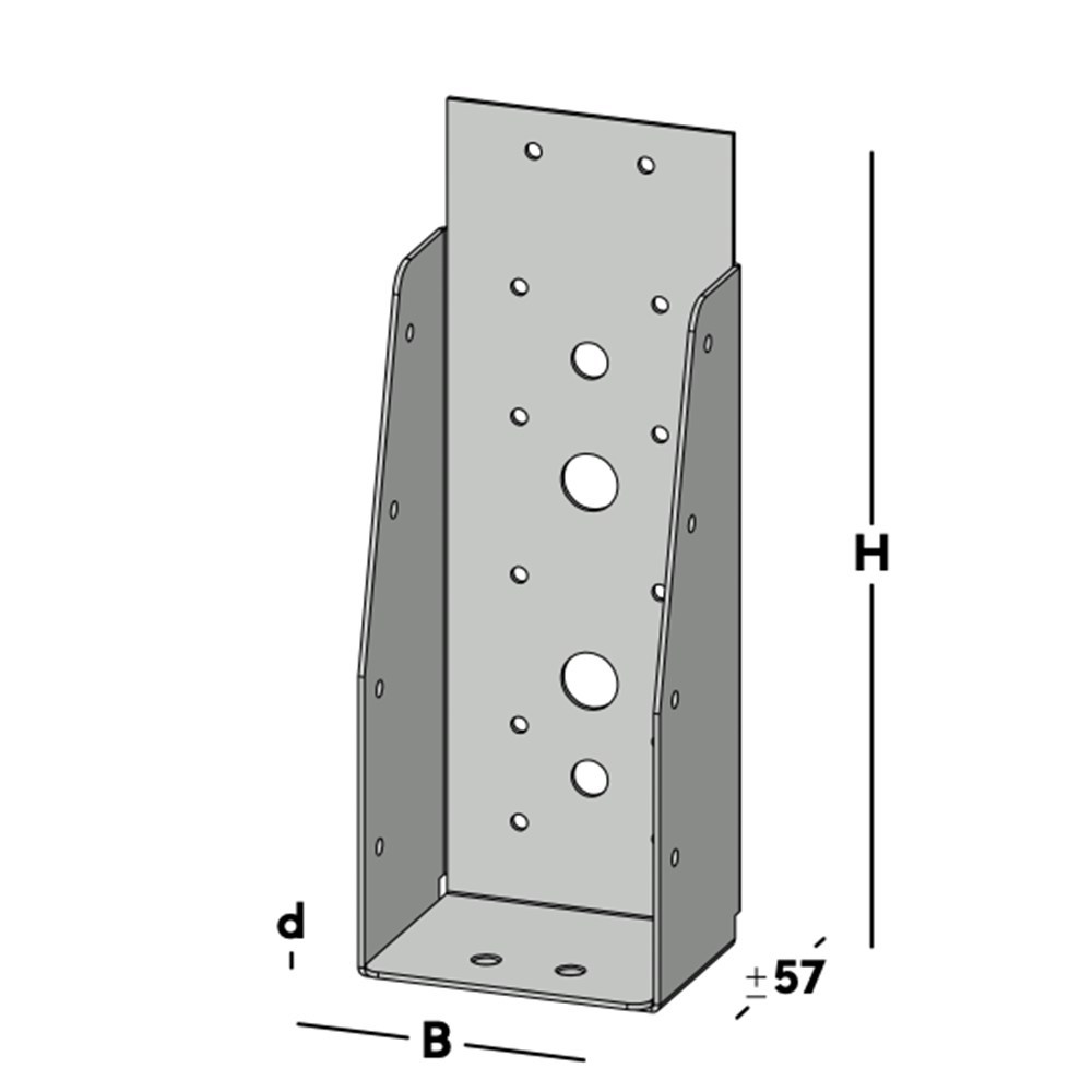 balkdrager gbs zonder lip sv-3