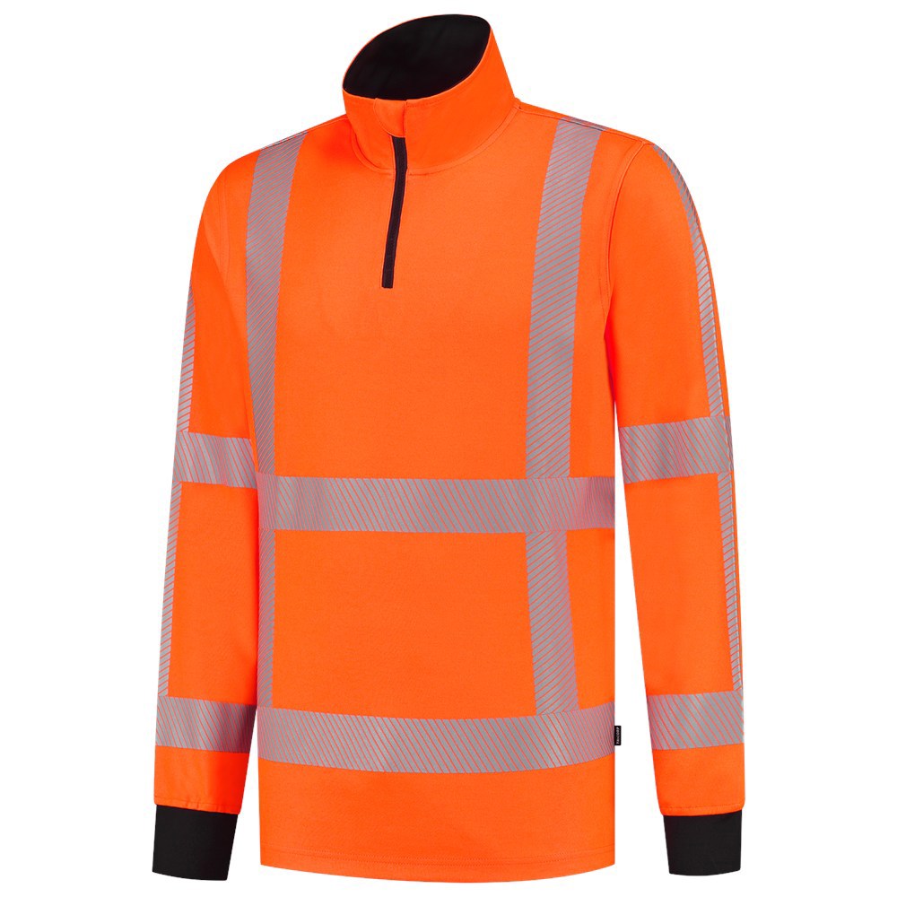 sweatshirt 1/2 zip revisible tricorp