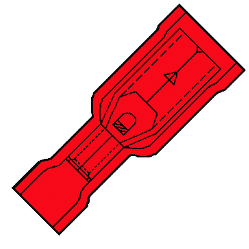 kabelschoen buskontakt rood