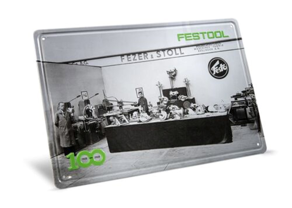 metaal wandbord festool