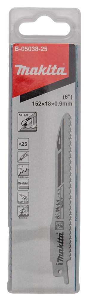 reciprozaagblad makita for bi-metal-3