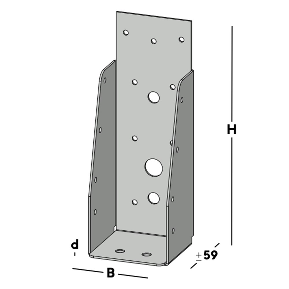 balkdrager gbs zonder lip sv-3