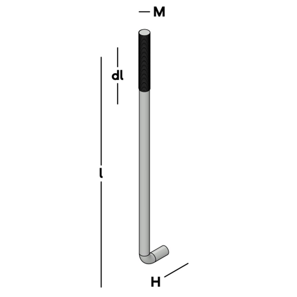 muurplaatanker met haak elvz-3