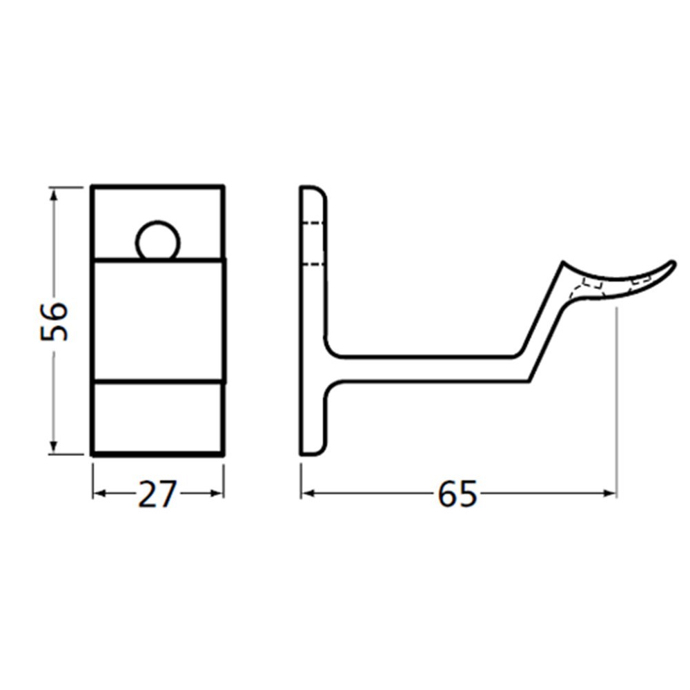 leuninghouder aluminium f1 hermeta-3