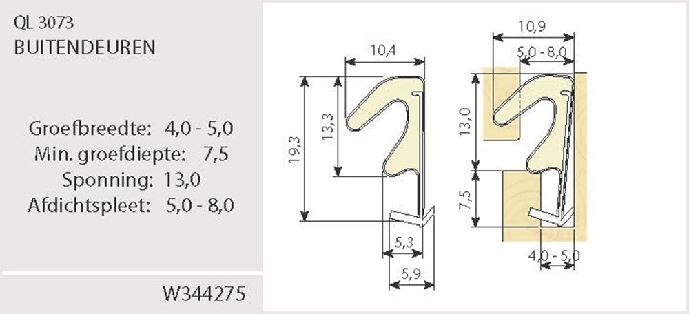 kaderprofiel houten buitendeur q-lon-3