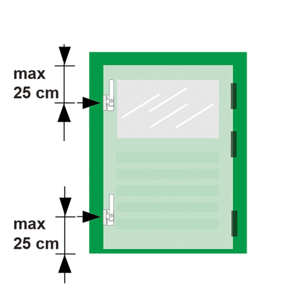 raamsluiting aluminium zwart axa-4