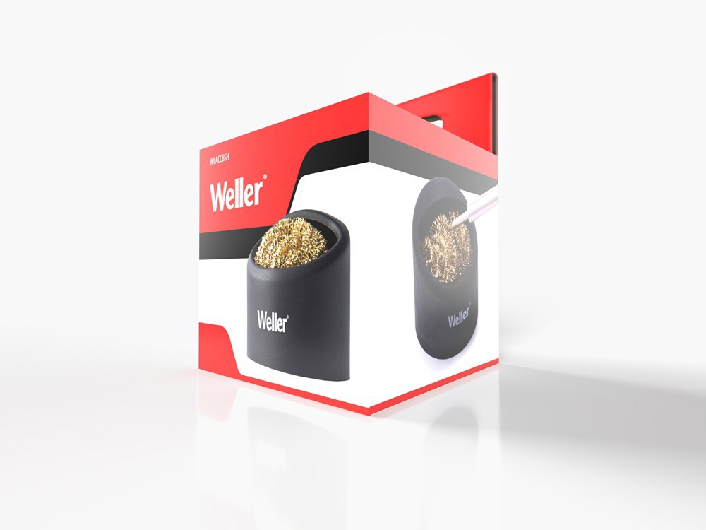 messingwol met houder weller-6