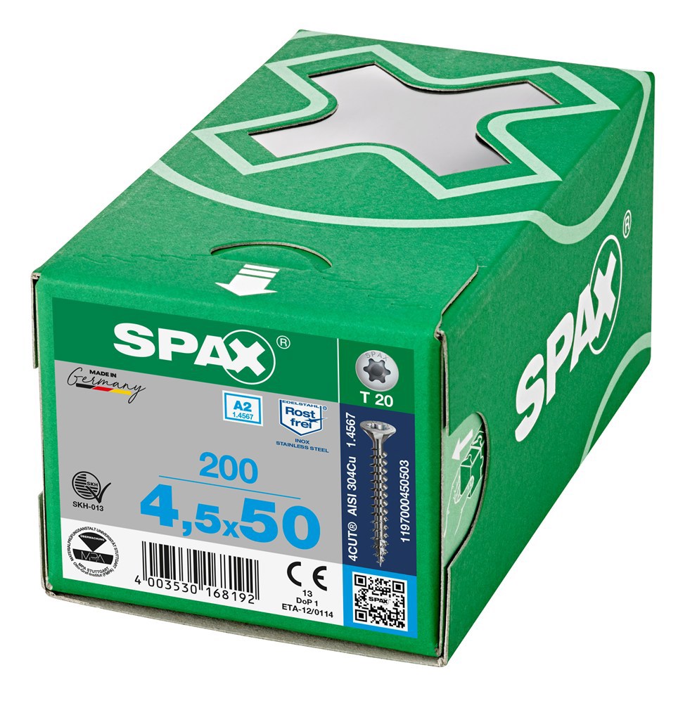 spaanplaatschroef rvs a2 spax-6