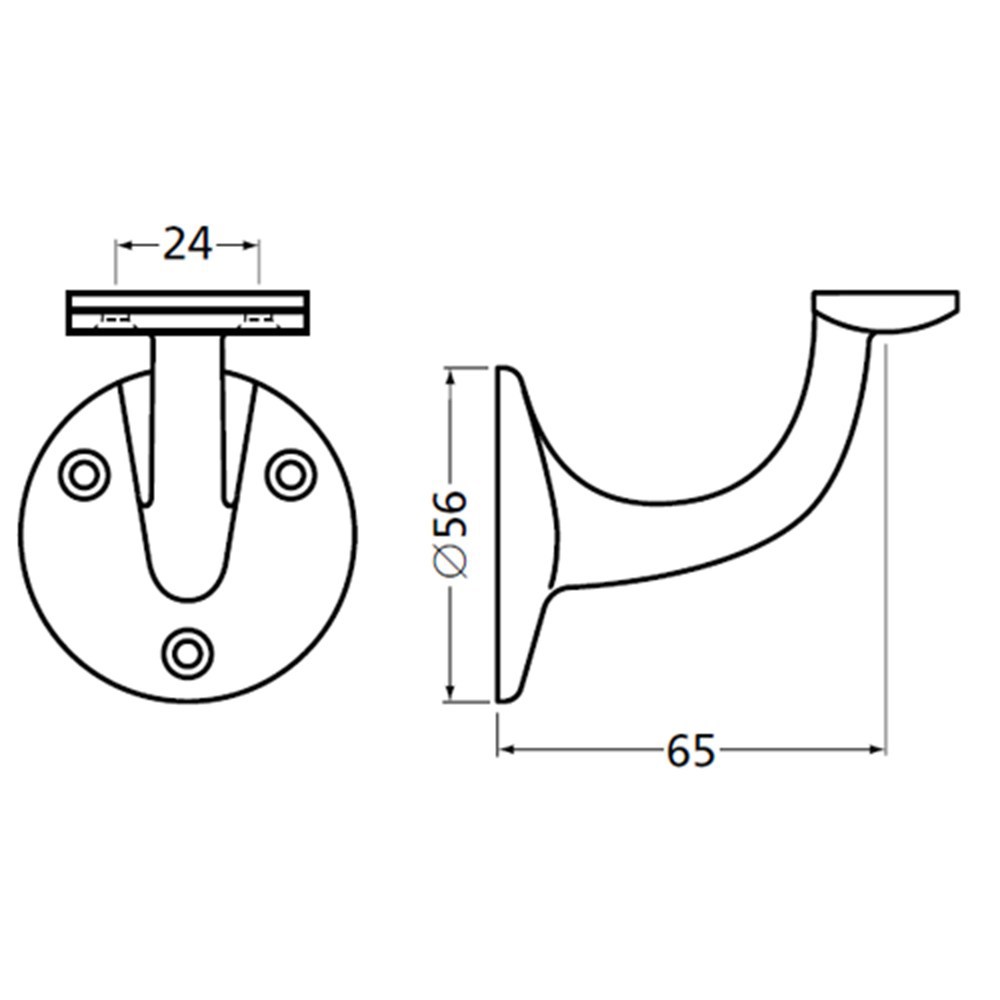 leuninghouder aluminium f1 hermeta-3