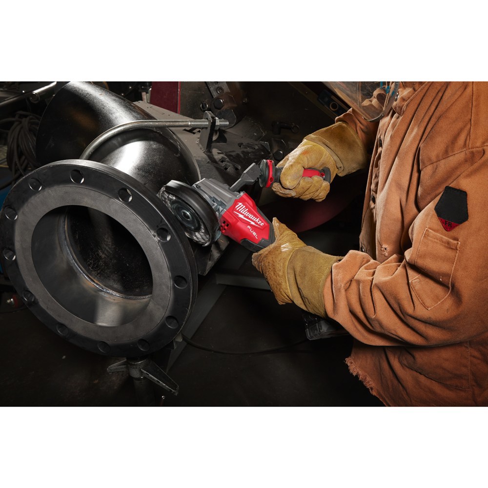 accu haakse slijper milwaukee 125mm-20