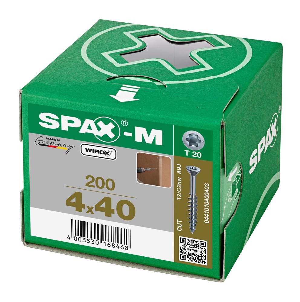 mdf plaatschroef wirox spax-m-6