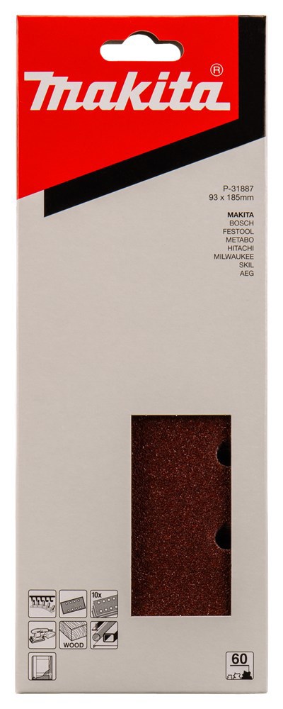 schuurstrook red velcro makita-3