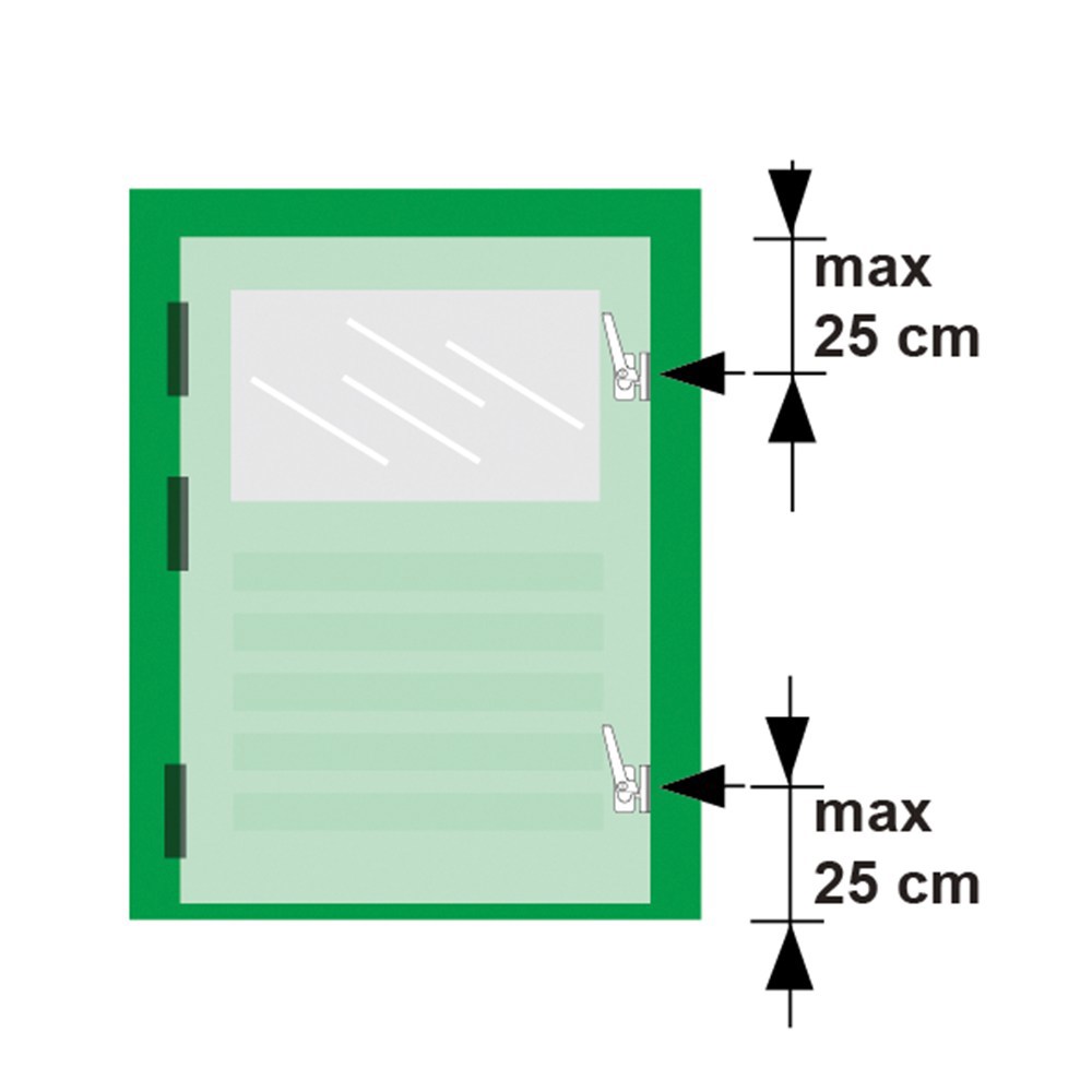 raamsluiting aluminium wit axa-4