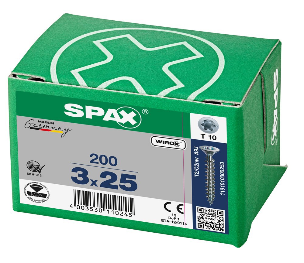 spaanplaatschroef wirox spax-6