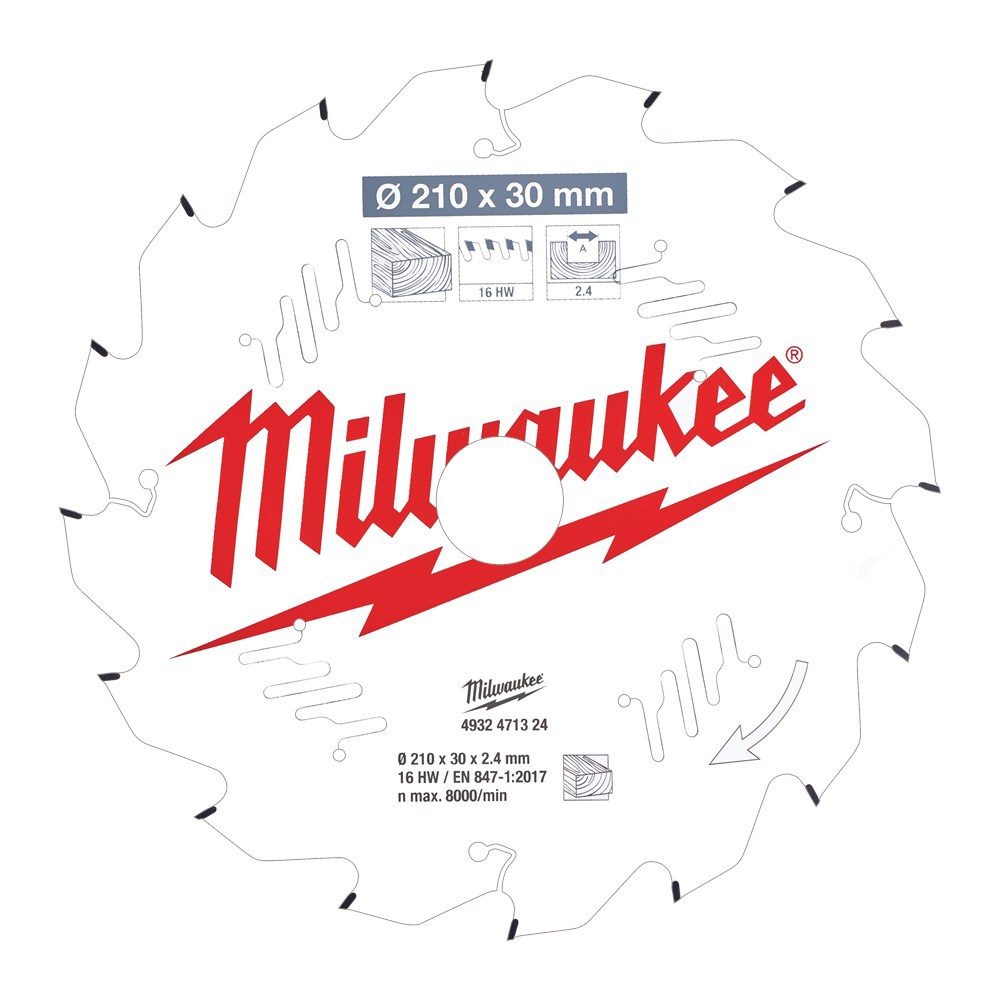 cirkelzaagblad hm milwaukee