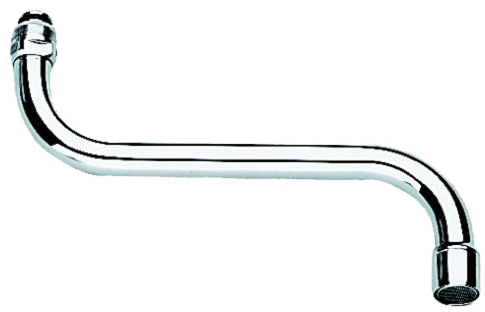 onderuitloop draaibaar chroom grohe