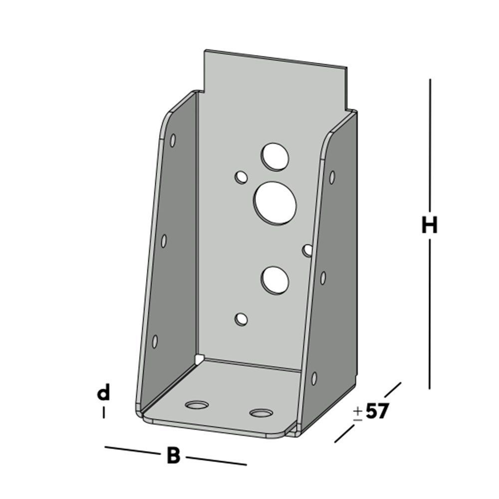 balkdrager gbs zonder lip sv-3