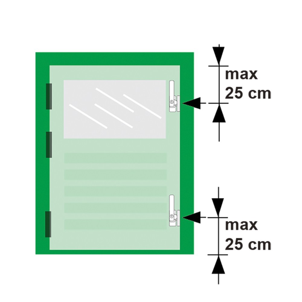 raamsluiting aluminium zwart axa-4