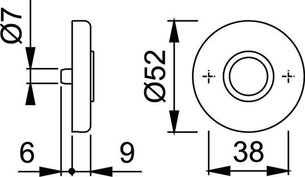 deurkrukrozet aluminium f1 hoppe-3
